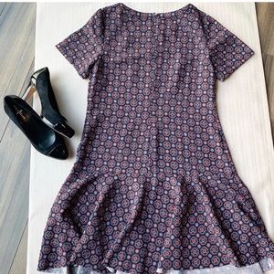 Banana Republic Geo Print Drop Waist Dress size 0